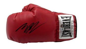 Michael B. Jordan Autographed Red Left Boxing