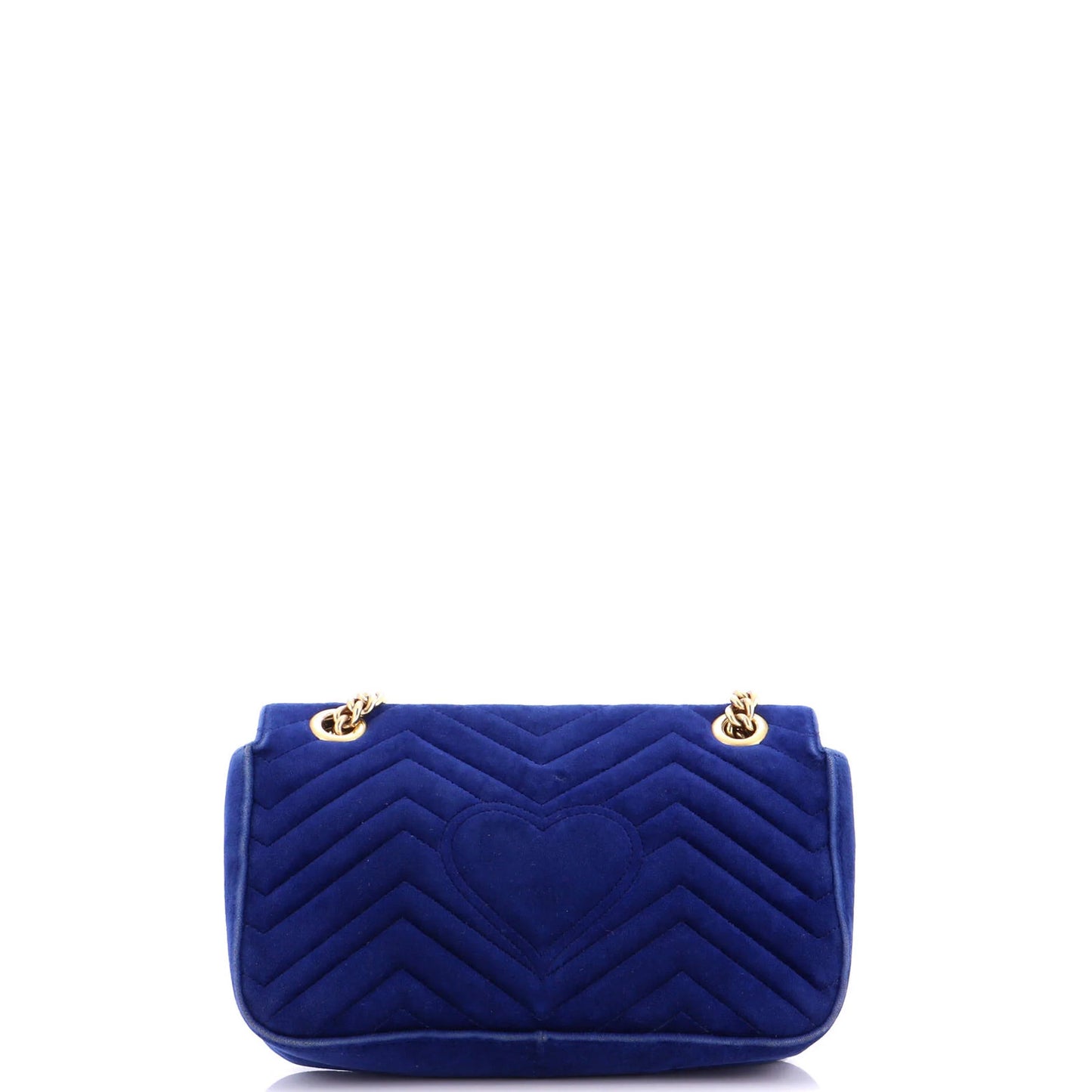Gucci Gg Marmont Flap Bag Matelasse Velvet Small