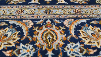 Vintage Wool Oriental Rug 9X13 Ft Floral