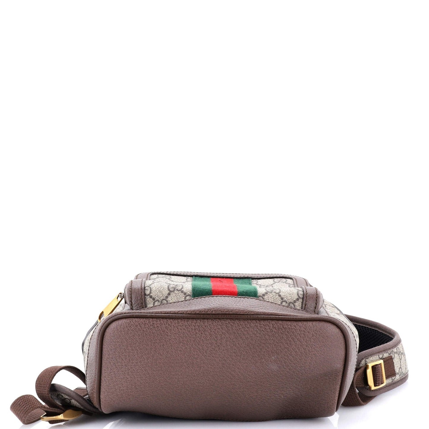 Gucci Ophidia Backpack Gg Coated Canvas And Leather Small