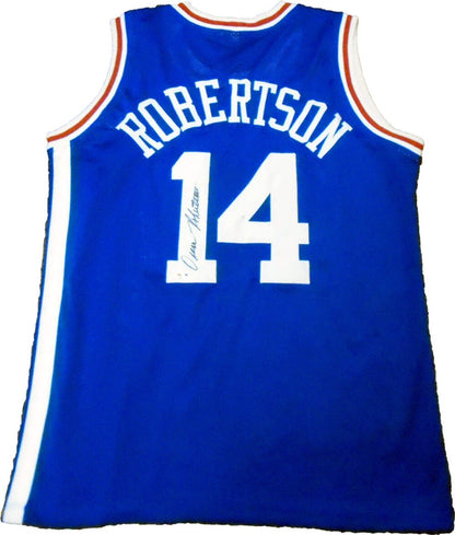 Oscar Robertson Autographed Cincinnati Royals Jersey (Psa)