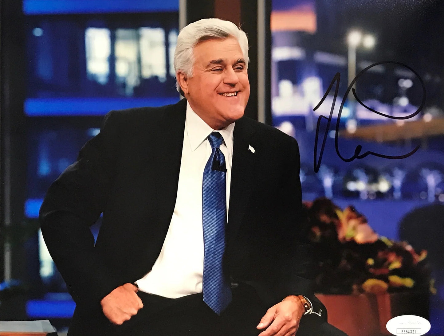 Jay Leno Autographed 8X10 Photo (Jsa)