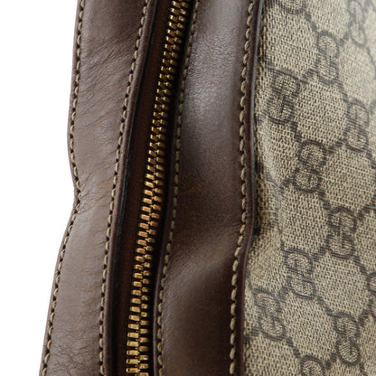 Gucci Chain Crossbody Bag Gg Coated Canvas And Leather Mini