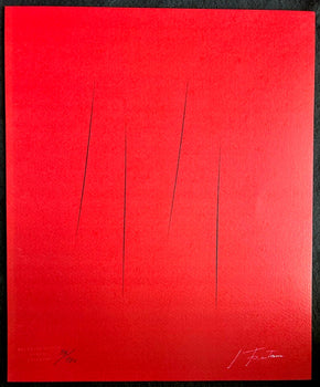Lucio Fontana Lithograph