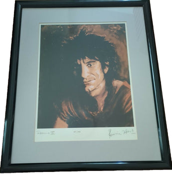 Ron Ronnie Wood Rolling Stones Serigraph Limited
