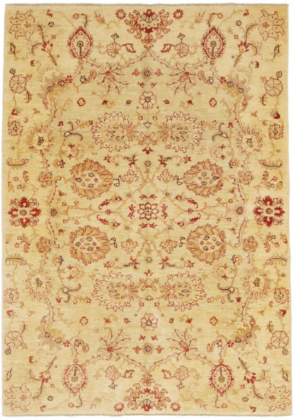 5X7 Ft Vintage Hand-Knotted Red Tribal Oriental