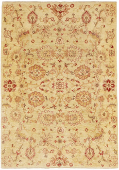 5X7 Ft Vintage Hand-Knotted Red Tribal Oriental