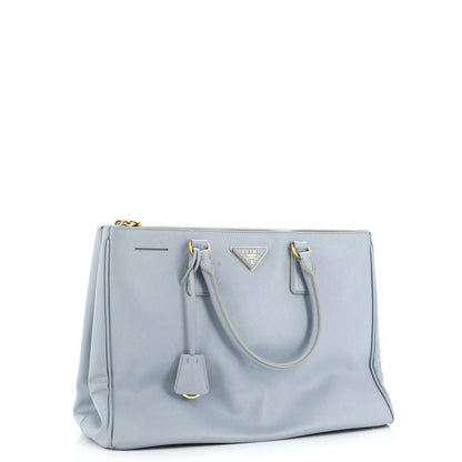 Prada Double Zip Lux Tote Saffiano Leather Large