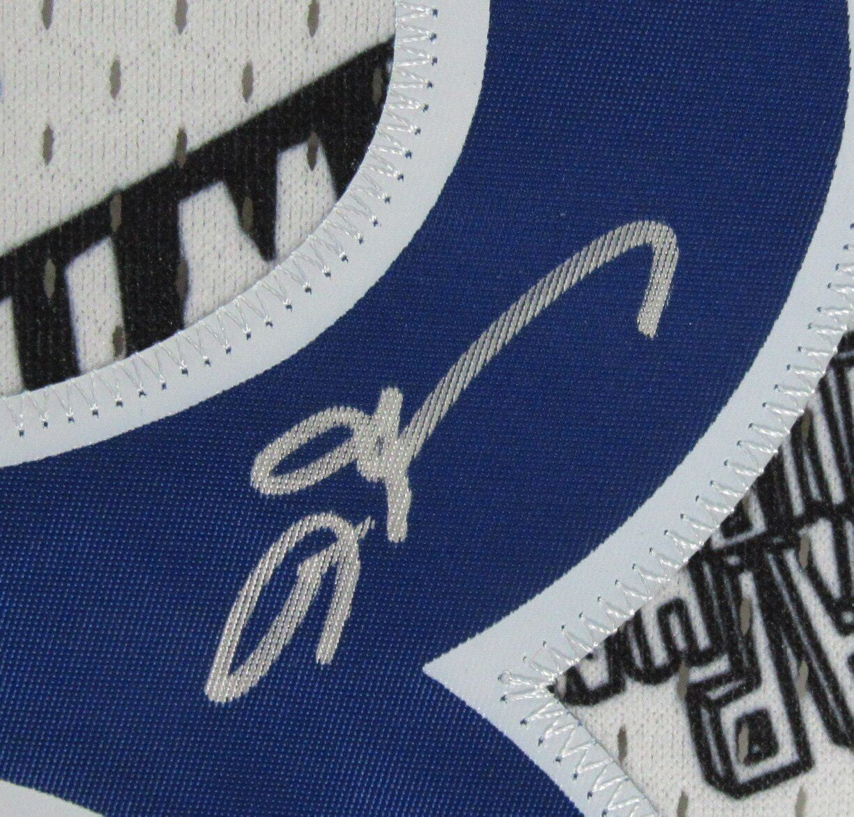 Allen Iverson Hof Autographed Printed Mitchell & Ness Jersey 76Ers Jsa 181847