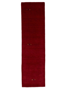 Handmade Red Tribal Style 3X10 Gabbeh Modern