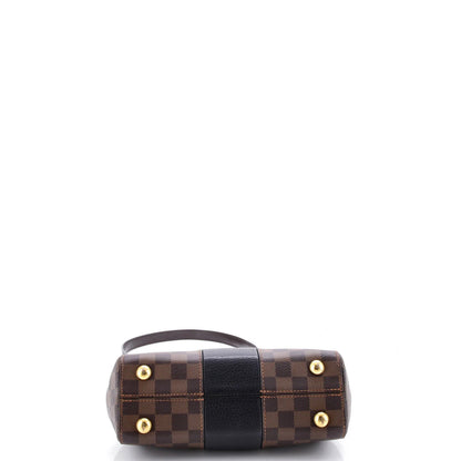 Louis Vuitton Bond Street Handbag Damier With Leather Bb