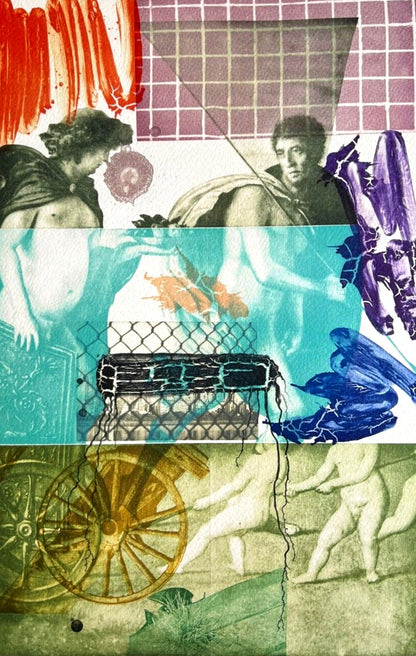 Robert Rauschenberg Lithograph Coa Signed Op Numbered By Hand 180 Ex