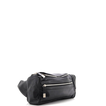 Christian Dior Homme Multi Pocket Waist Bag Leather