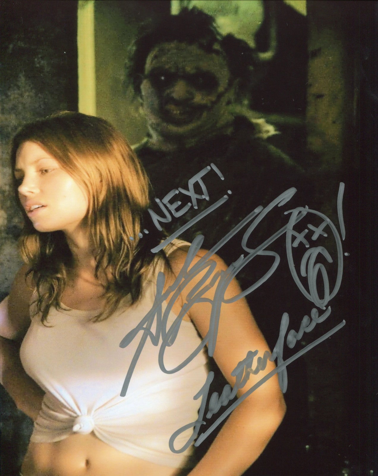 Andrew Bryniarski "Leatherface" "...Next!" Autographed Texas Chainsaw Massacre 8