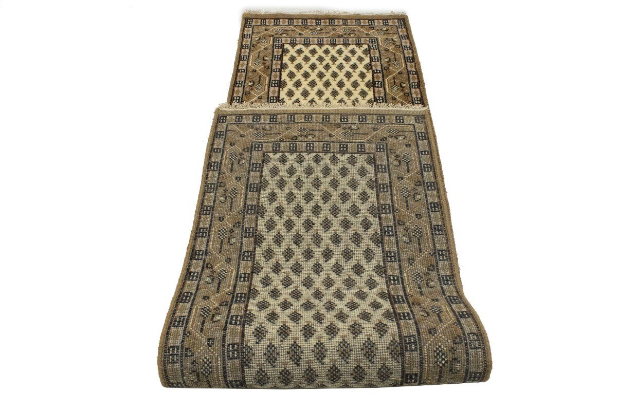 Floral Oriental Runner Rug Allover Design Wool
