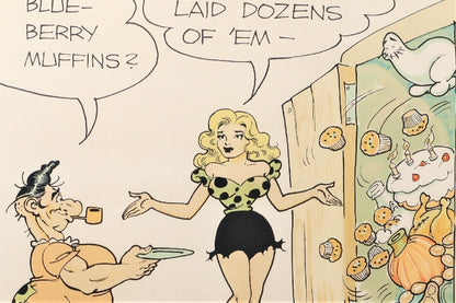 Al Capp "Lil Abner" Ed100 Comic Art Print Signed In  Pencil Framed