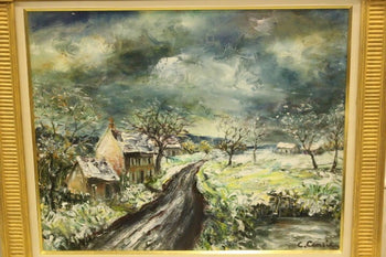 Constant Censier (France) 'Snowy Landscape'