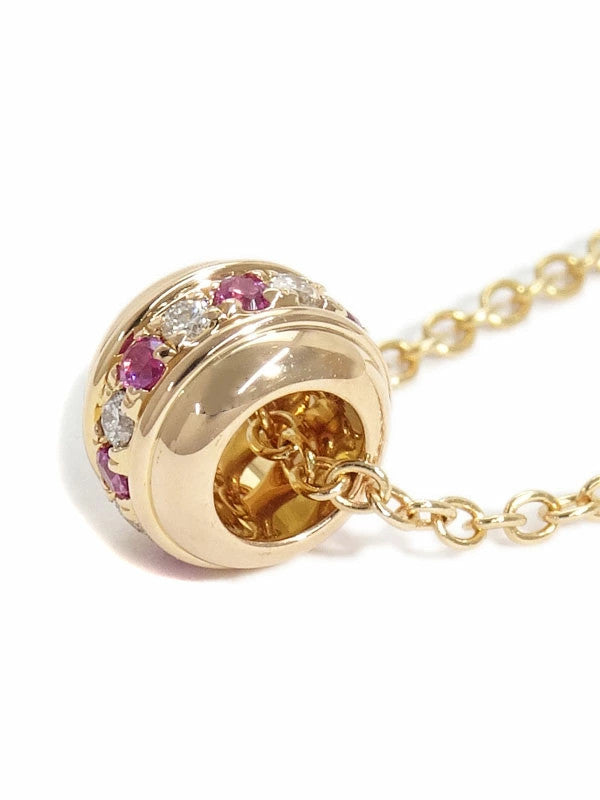 Piaget K18Pg Possession Necklace With Sapphire And Diamond
