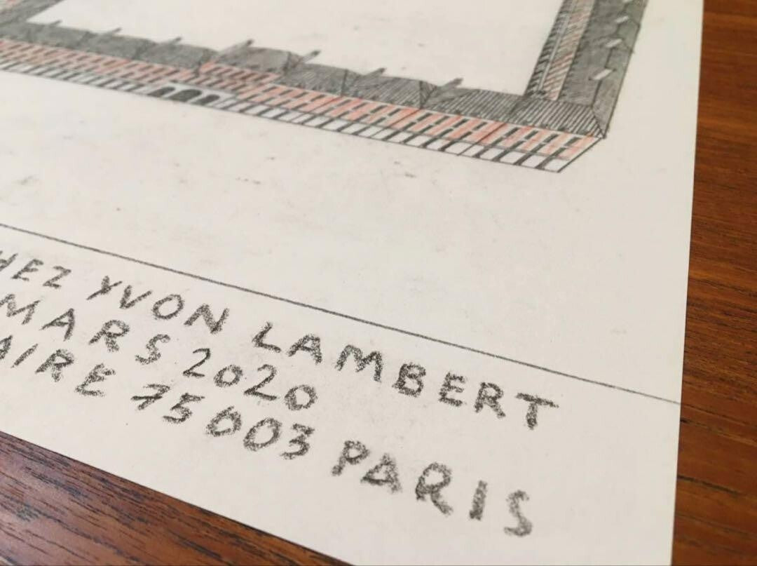 Philip Weissbecker Exhibition Poster Offset Print 2020 France Paris Rare