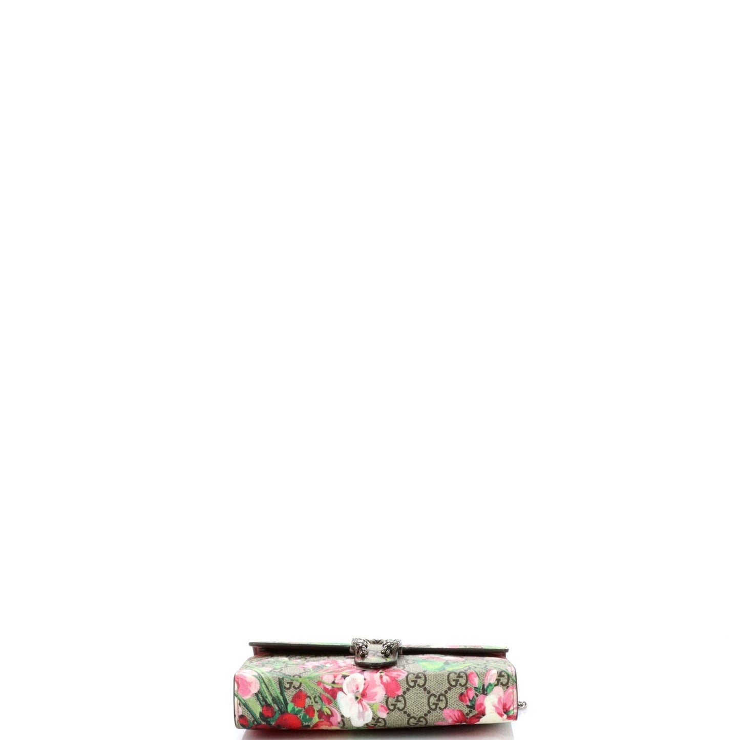 Gucci Dionysus Chain Wallet Blooms Print Gg Coated Canvas Small