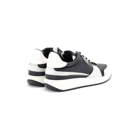 Chanel Women'S Cc Low-Top Sneakers Suede And Leather