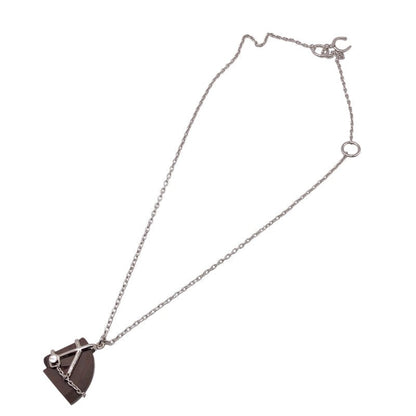 Hermes Cheval Necklace Metal Wood