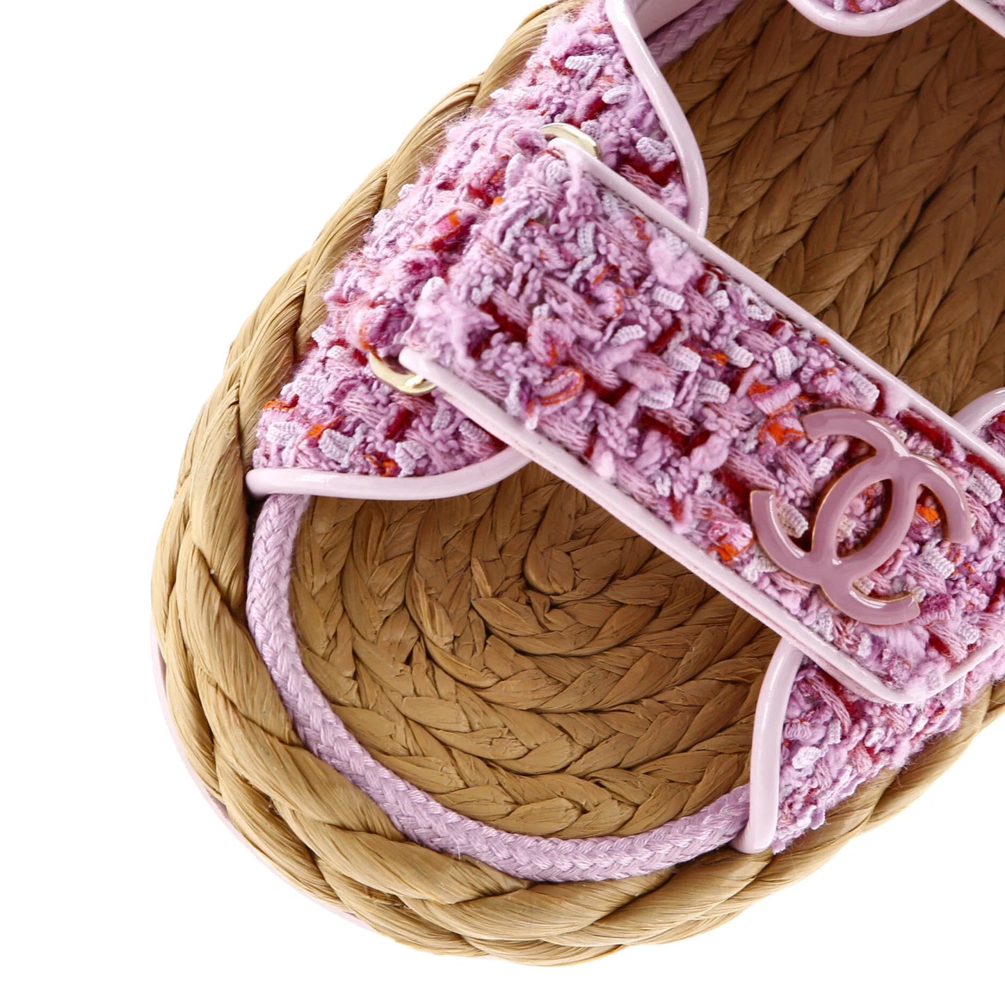 Chanel Women'S Espadrille Dad Sandals Tweed