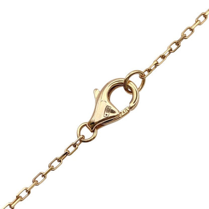Cartier Logo Double Diamond Necklace 750Pg