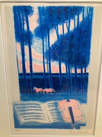 Andre Brasilier "Harmony At Dusk" Lithograph