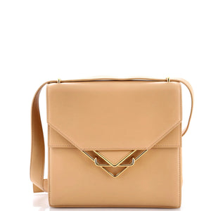 Bottega Veneta Clip Flap Bag Leather
