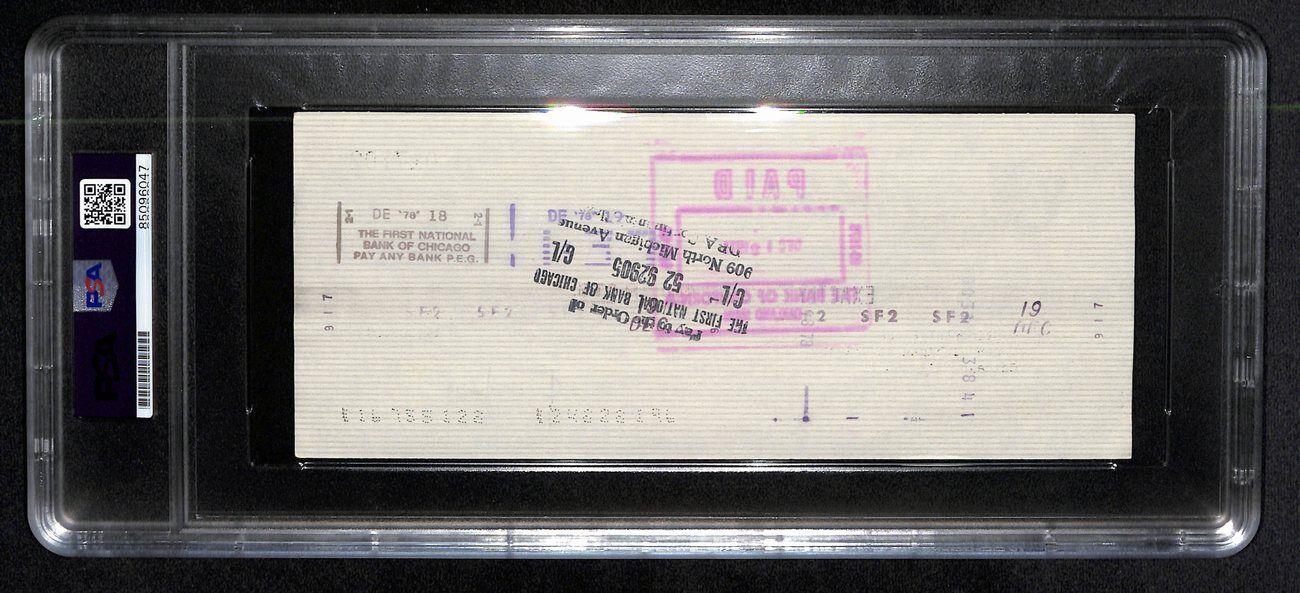 Al Davis Signed/Autographed 1978 Oakland Raiders