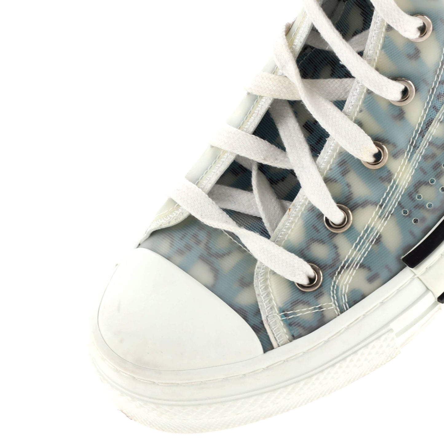 Christian Dior Men'S B23 High-Top Sneakers Oblique Coated Canvas And Pvc