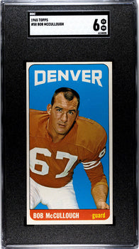 Bob Mccullough 1965 Topps #58 Sgc 6