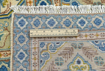 Semi Antique Wool Oriental Rug 9X12 Ft Floral