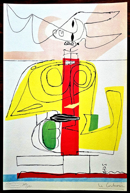 Le Corbusier Lithograph Coa Cachet Certified/Numbered A Hand