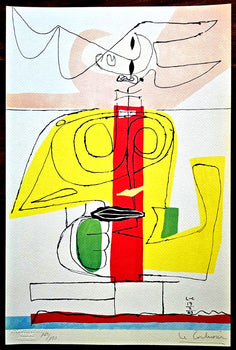 Le Corbusier Lithograph Coa Cachet Certified/Numbered A Hand