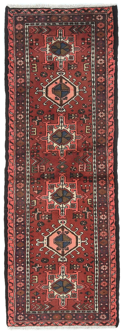 Vintage Handmade Tribal Geometric Oriental Rug