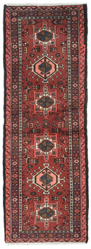Vintage Handmade Tribal Geometric Oriental Rug
