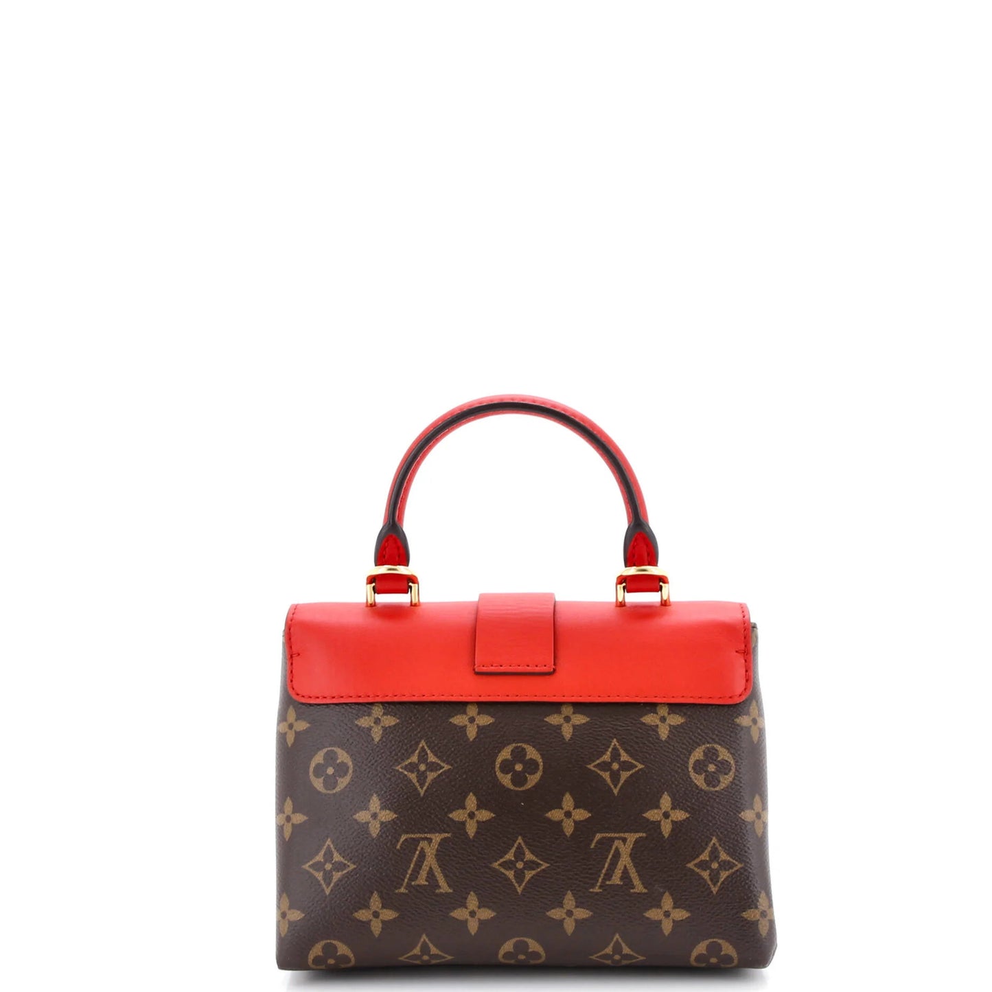 Louis Vuitton Locky Handbag Monogram Canvas With Leather Bb