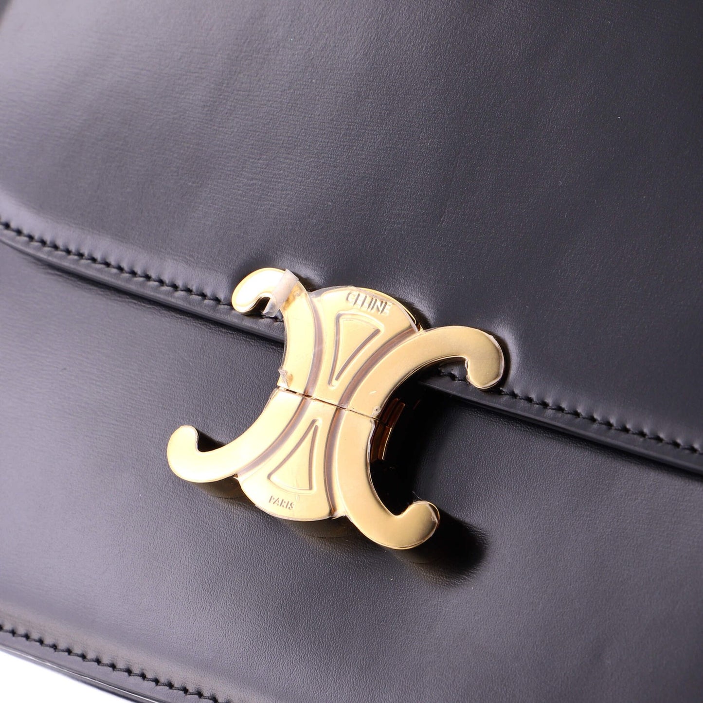 Celine Triomphe Shoulder Bag Smooth Calfskin Medium