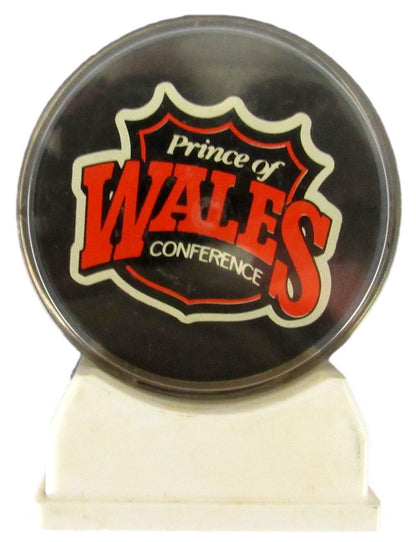 Prince Of Wales Conference Nhl Vtg General Tire Slug Zeigler Trench Puck 163957