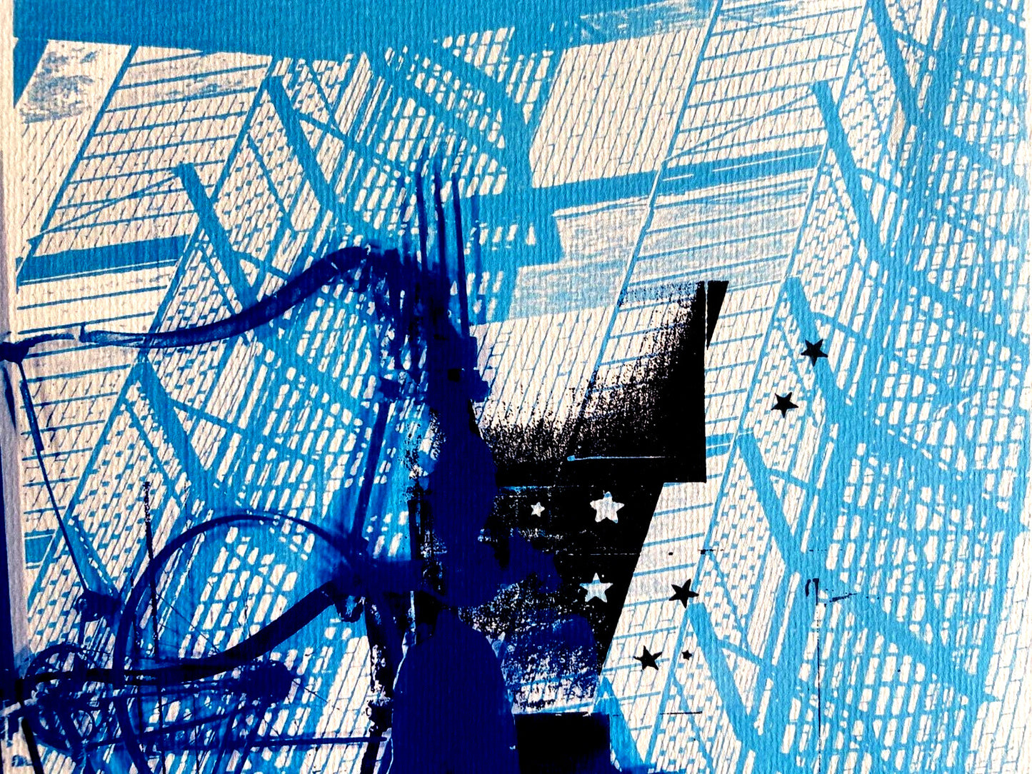 Robert Rauschenberg Lithograph Certified Stamp Numbered 175 Ex