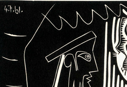 Pablo Picasso Luncheon On The Grass (White) " Lithograph Cubism