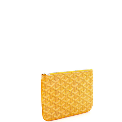 Goyard Senat Zip Pouch Coated Canvas Pm