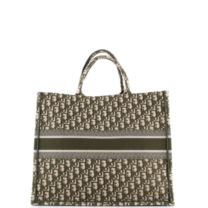 Christian Dior Book Tote Oblique Canvas Large