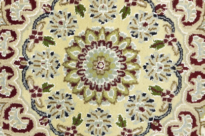 Black Floral Classic Handmade 6X6 Indo-Nain