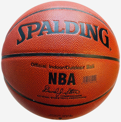 Kareem Abdul Jabbar Signed Spalding Indoor / Outdoor Basketball (Online Authenti