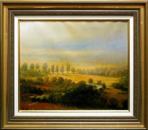 Alain Bonnaure (French) Original Oil Painting On Canvas Signed Framed Landscape