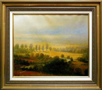 Alain Bonnaure (French) Original Oil Painting On Canvas Signed Framed Landscape