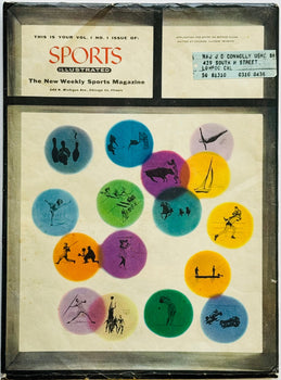 Sports Illustrated Aug 16, 1954 First Issue Complete W/Uncut Baseball Cards And